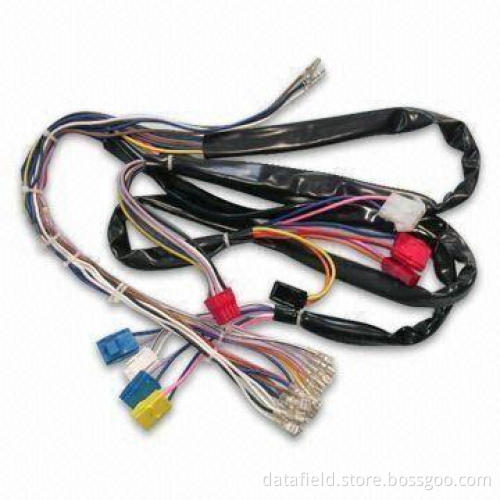 Automotive Cable Harness with JASO, SAE or ISO Standard, OEM/ODM Orders Accepted
